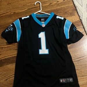 Kids large Cam Newton Panthers Jersey